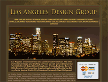 Tablet Screenshot of losangelesdesigngroup.com